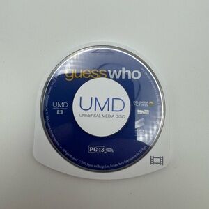 Guess Who Movie UMD for Sony Playstation Portable (PSP) Disc Only Tested Working